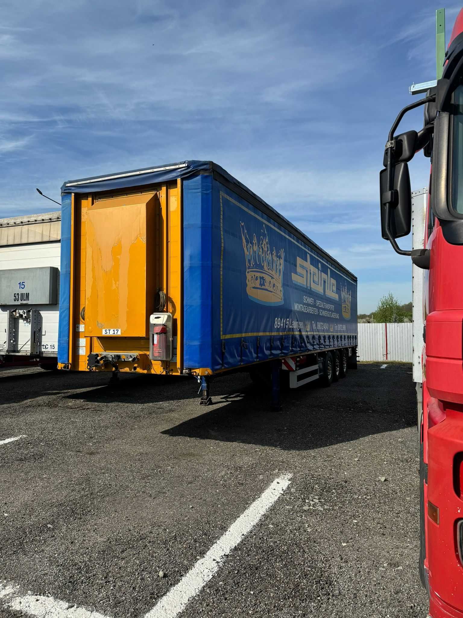 Semiremorca  standard Meusburger Extensibila pe latime