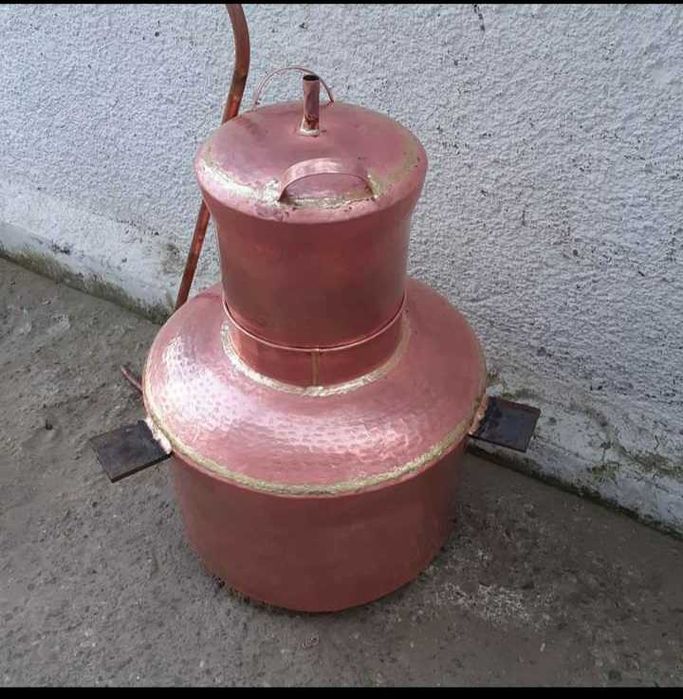 Cazan de tuica din cupru / arama de dimensiuni de vanzare