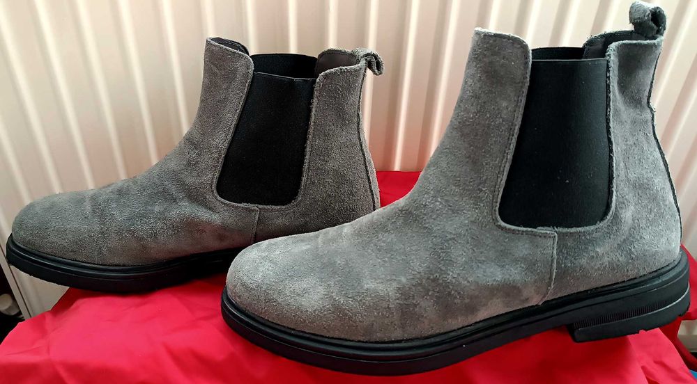 Botine bărbați din piele naturală Întoarsă mărimea 42 made în ITALY