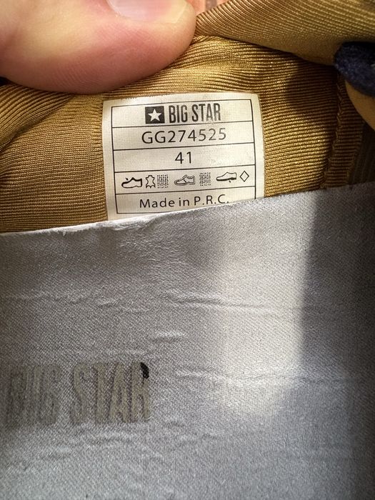 Adidasi dama Big Star, marimea 41, piele naturala intoarsa