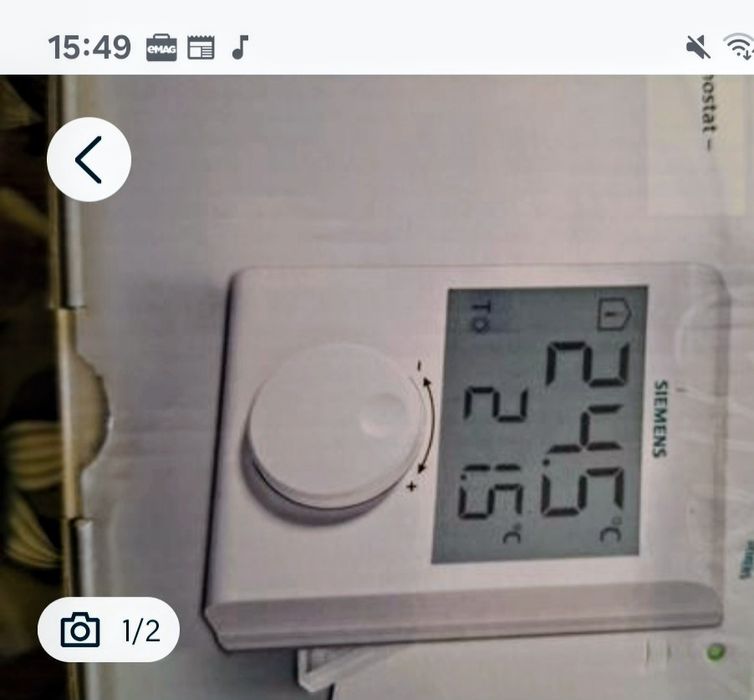 Vând termostat Siemens nou RDH100RF.
Pentru mai multe detalii puteți s