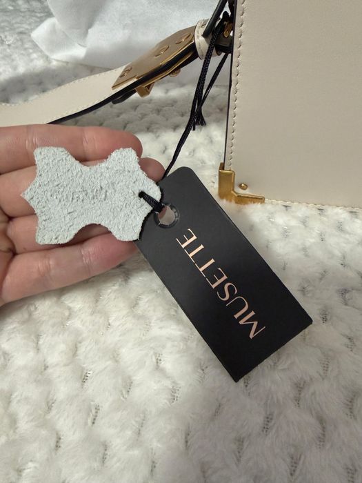 Geanta Musette Queen Victoria Ivoire