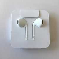 Оригинални Apple нови слушалки + преходник - от кутията на iPhone 11