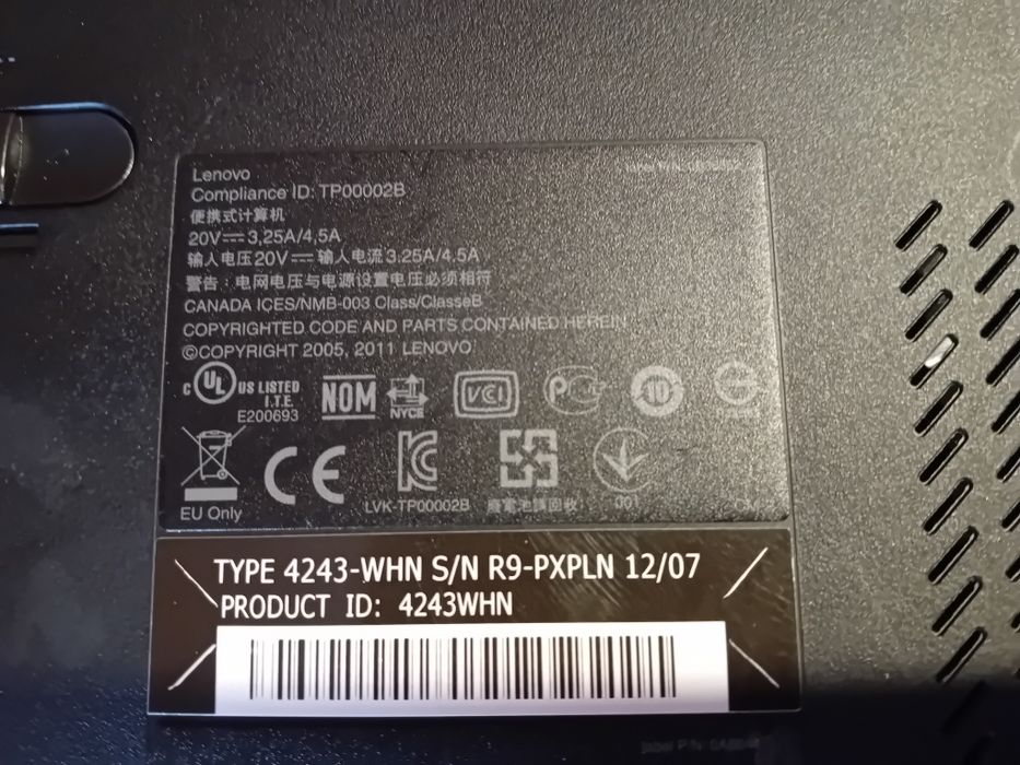 Лаптоп ThinkPad T520