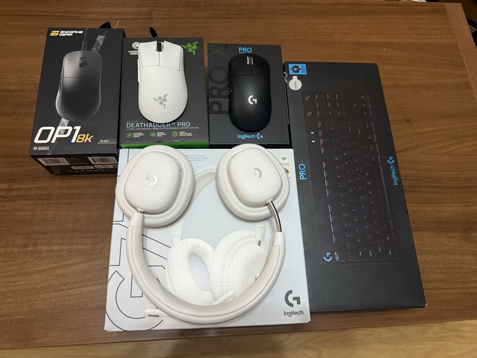 Wooting 60HE+ / Logitech G735,Superlight,Pro