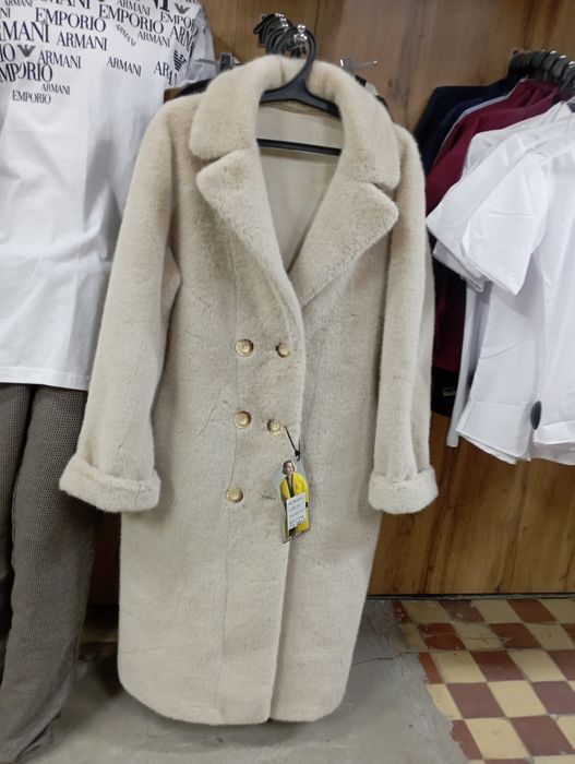 ЭКО Шуба бежевый