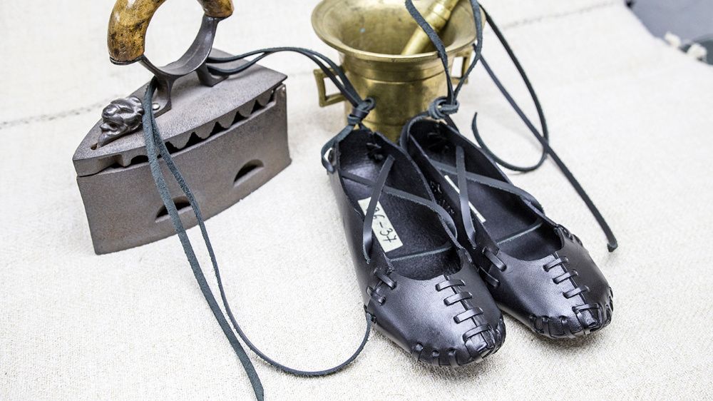 Opinci din Piele Popular Brau IE Dansuri Serbare Copi