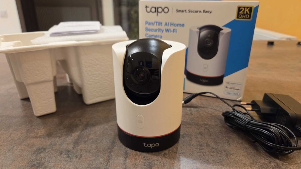 Camera video Tapo C225, 4MP, 2K QHD, IR, 360 grade Pan/Tilt, Starlight