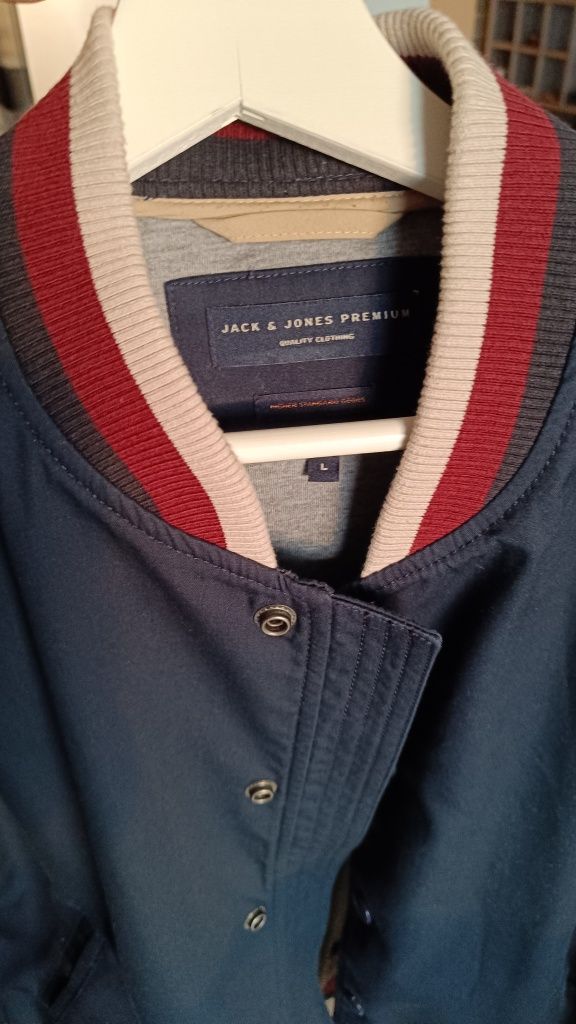 Geaca Jack&Jones primavara bleumarin