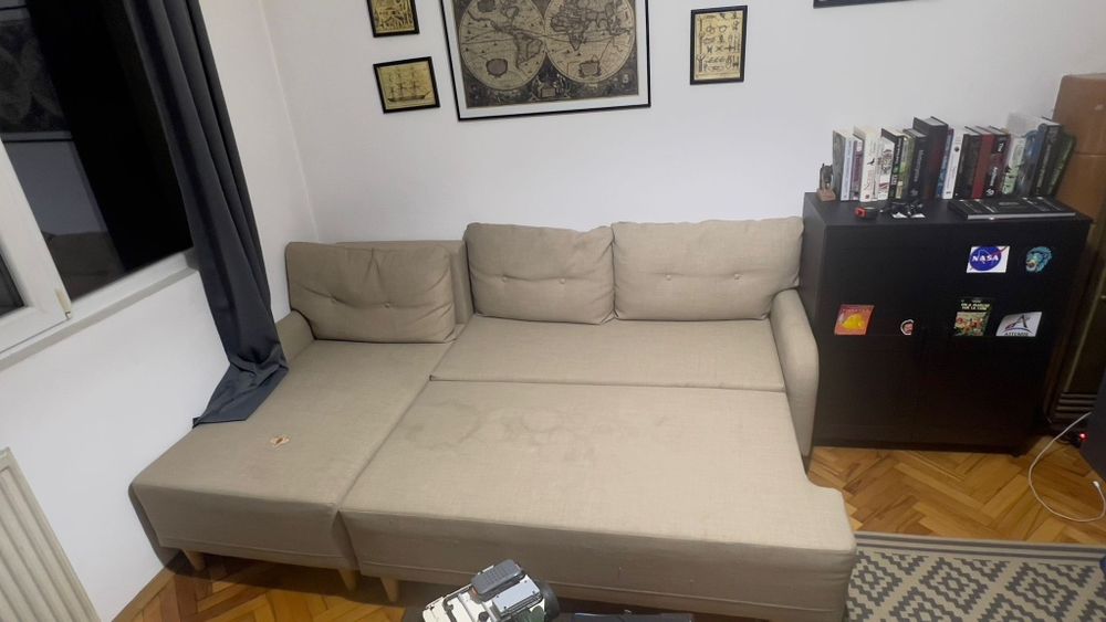 Разтегаем ъглов диван ИКЕА