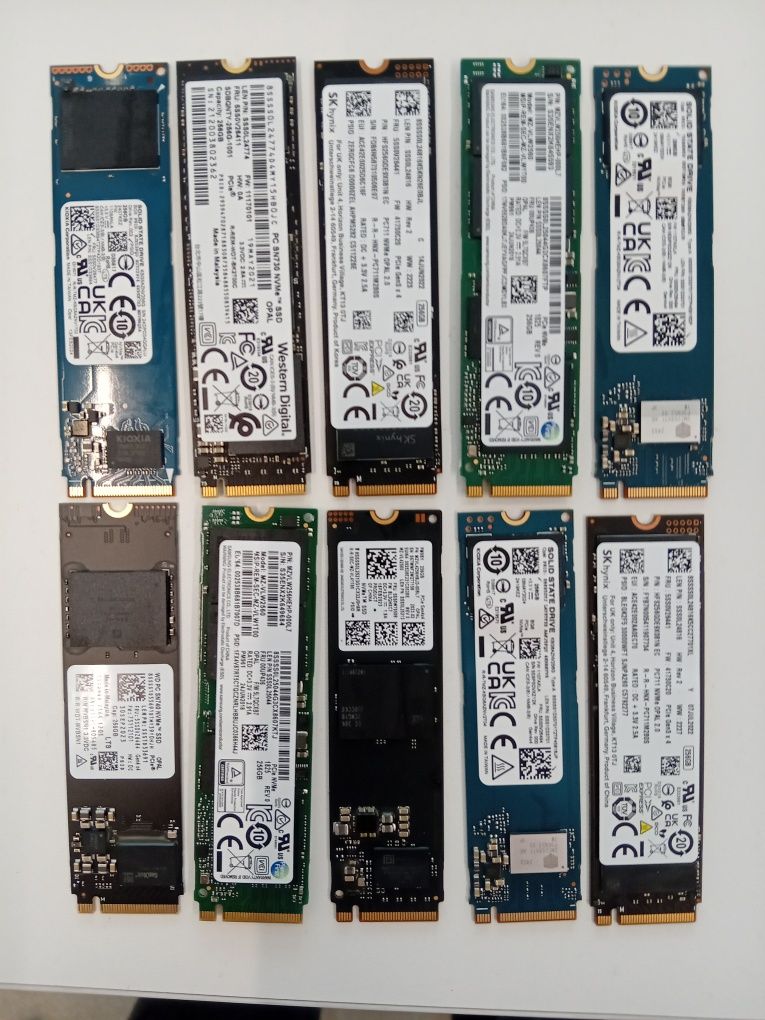 SSD 256gb M.2 B Key, M key
