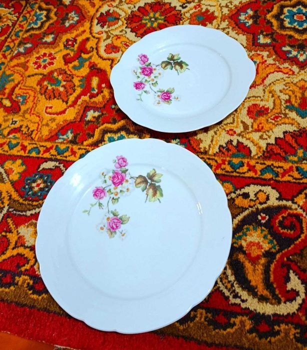 Скидка!Столовый и чайный сервиз Английская Роза Kahla Германия, СССР