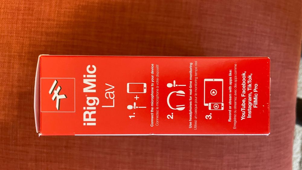 Microfon tip lavalieră  IRig Mic Lav