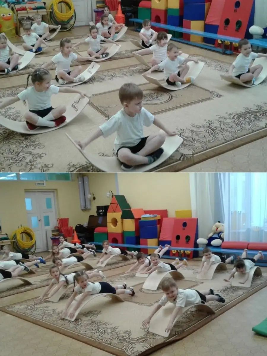 Сибборд полусфера балансировочная тренажер баланса - 3-9 лет