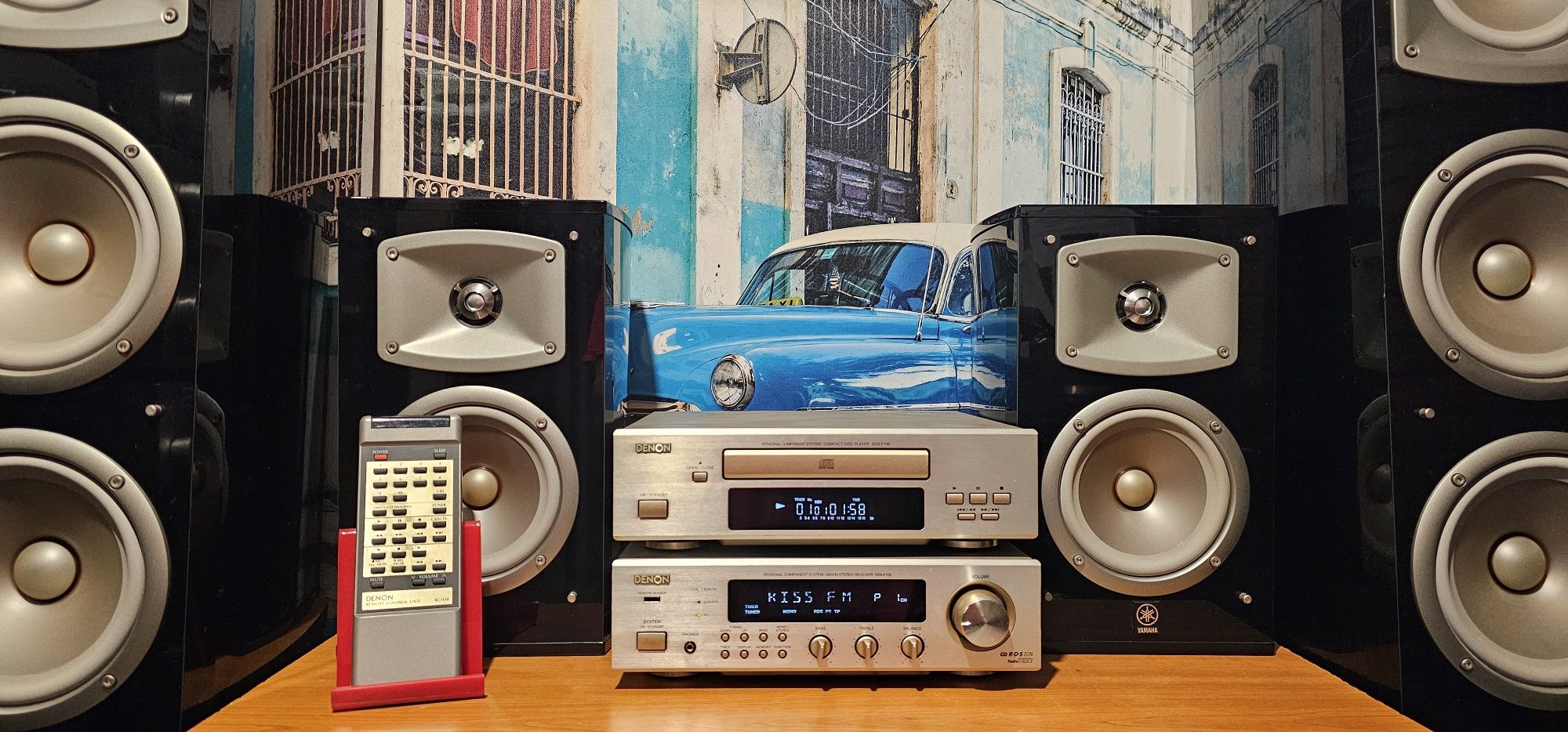 Amplificator statie amplituner cd mp 3 - Denon DRA F 100 și DCD F 100
