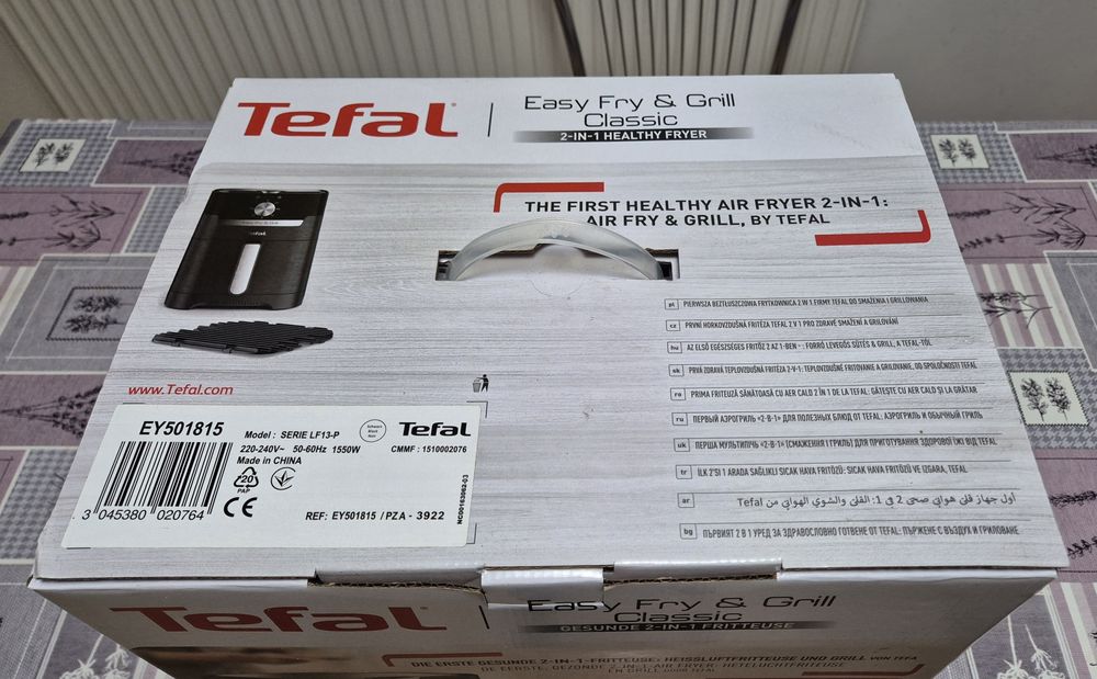 Friteuza / Air fryer Tefal Easy Fry & Grill, 1400W, capacitate 4.2 L