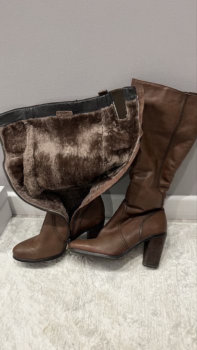 натуральные зимние сапоги