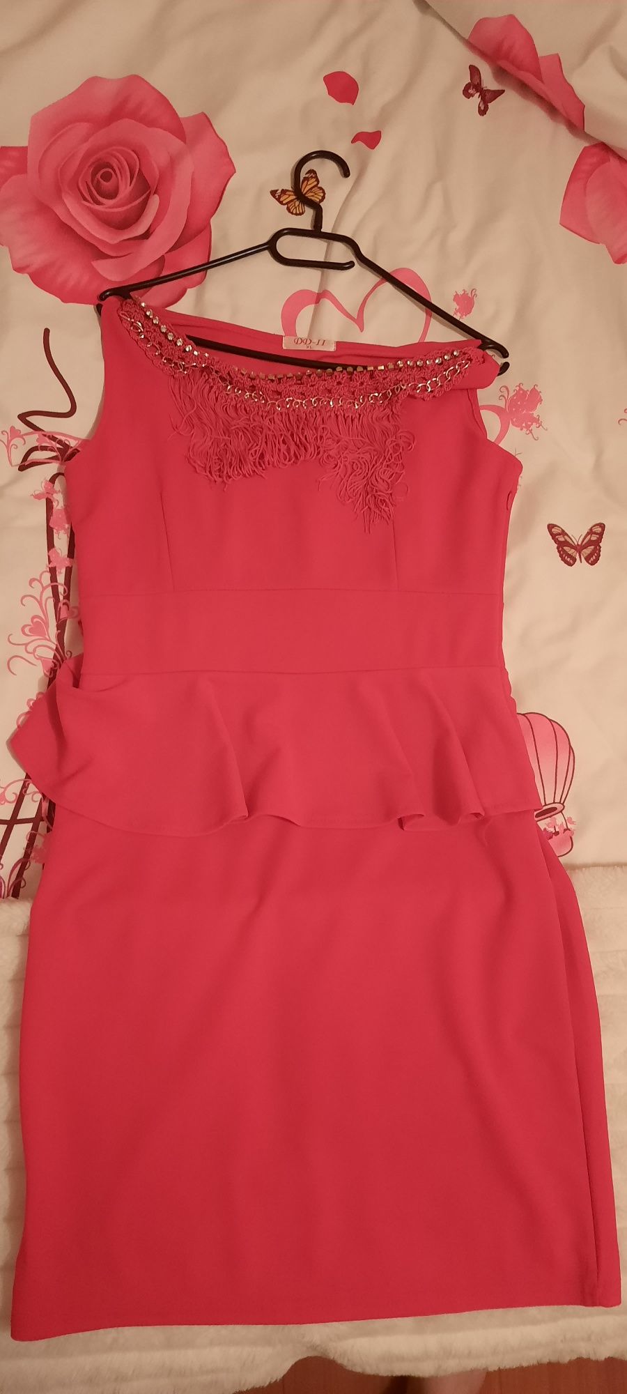Rochie roșie damă mărimea XL