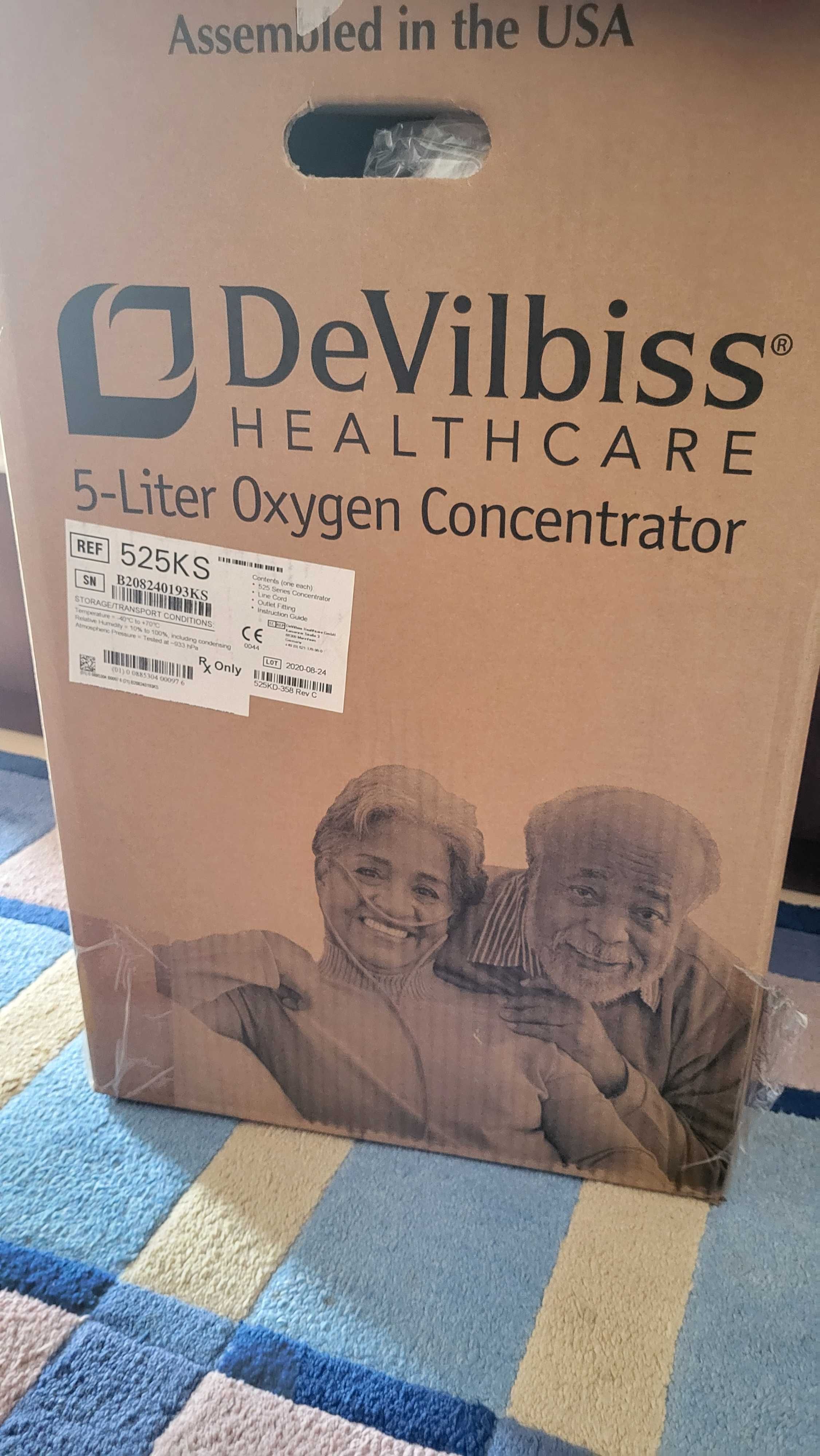 Concentrator De Oxigen DeVilbiss Compact 525KS, 5LPM