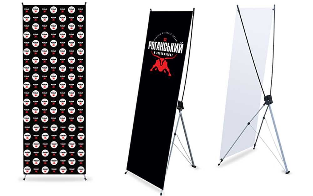 X-Banner, Pauk X Stend, Roll-up — качественные рекламные стенды