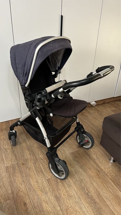 Коляска 2в1 люлька прогулочный блок прогулка