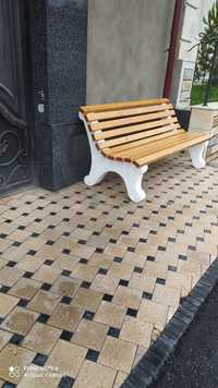 Бетонные скамейки,Скамейки бетонные без спинки со спинкой с красивыми
