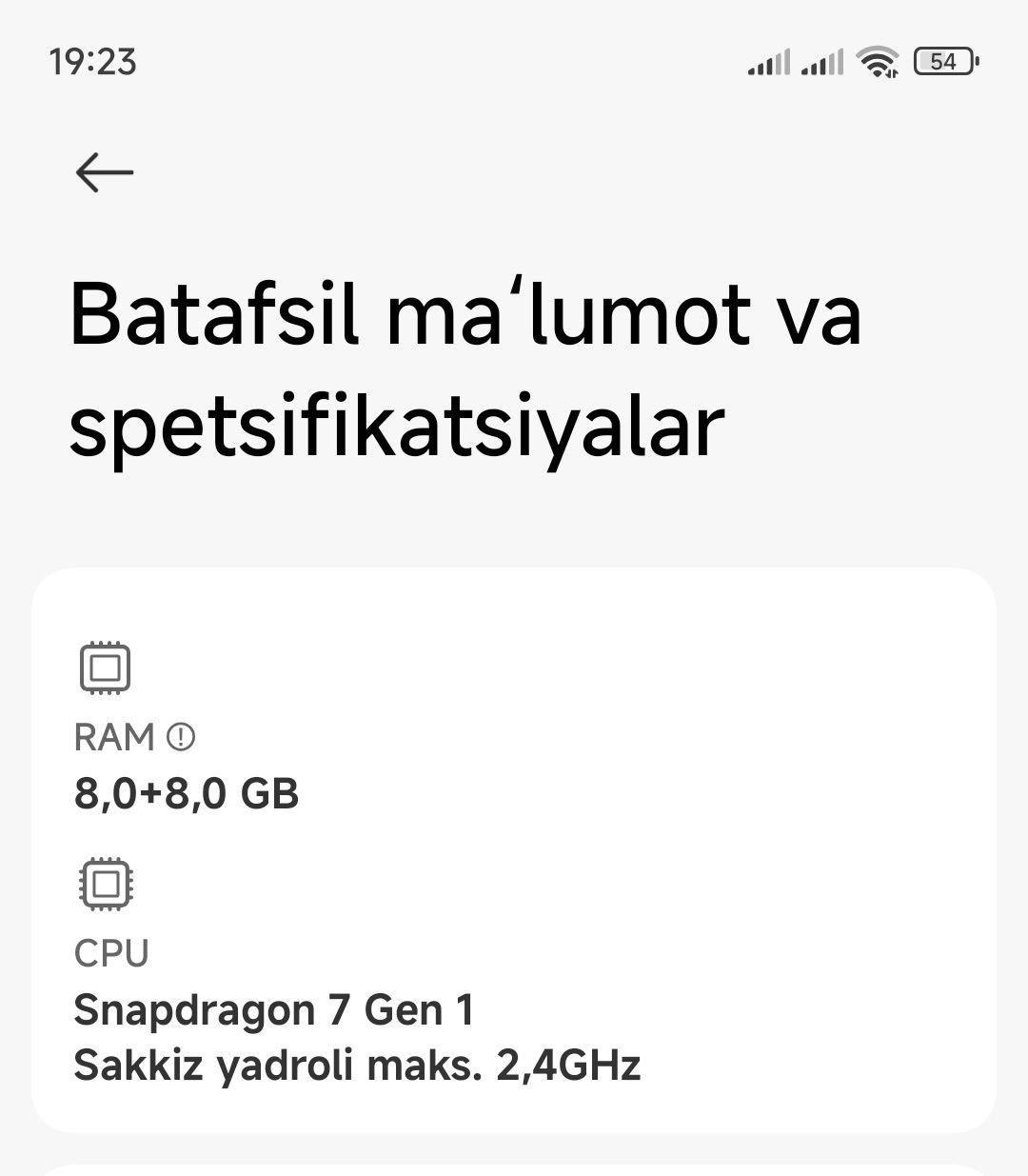 XIAOMI 13 LITE 8+8/256