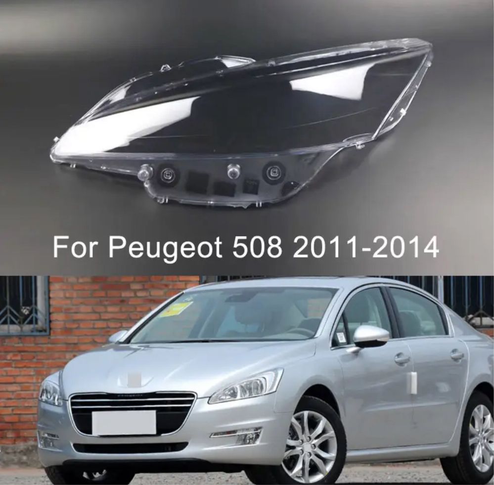 sticla far peugeot 508 2011-2017