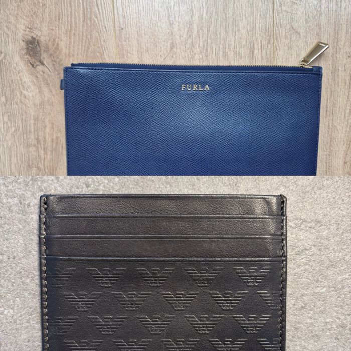 Калъф за кредитни карти Emporio Armani и дамска чанта Furla