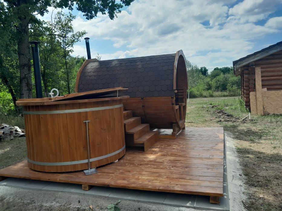 Vand Pachet Sauna + Ciubar din Polipropilena