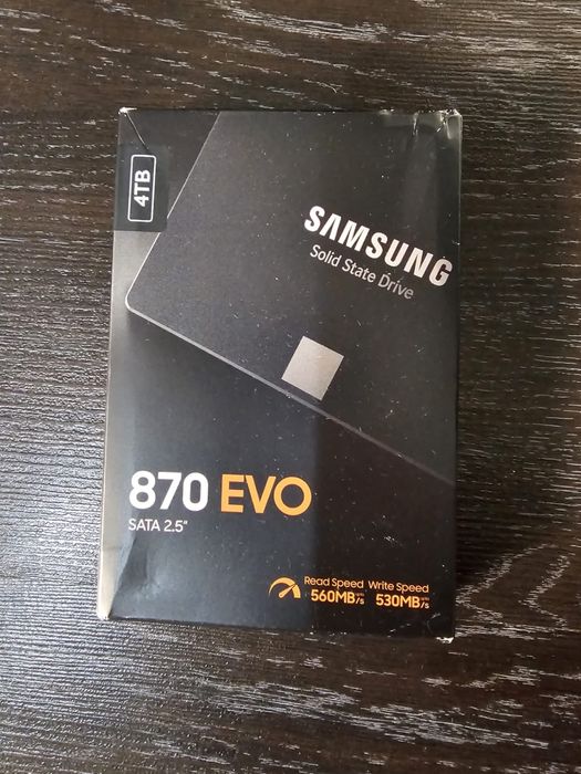 SSD Samsung 870 EVO 4TB – SATA 2.5”, Nou