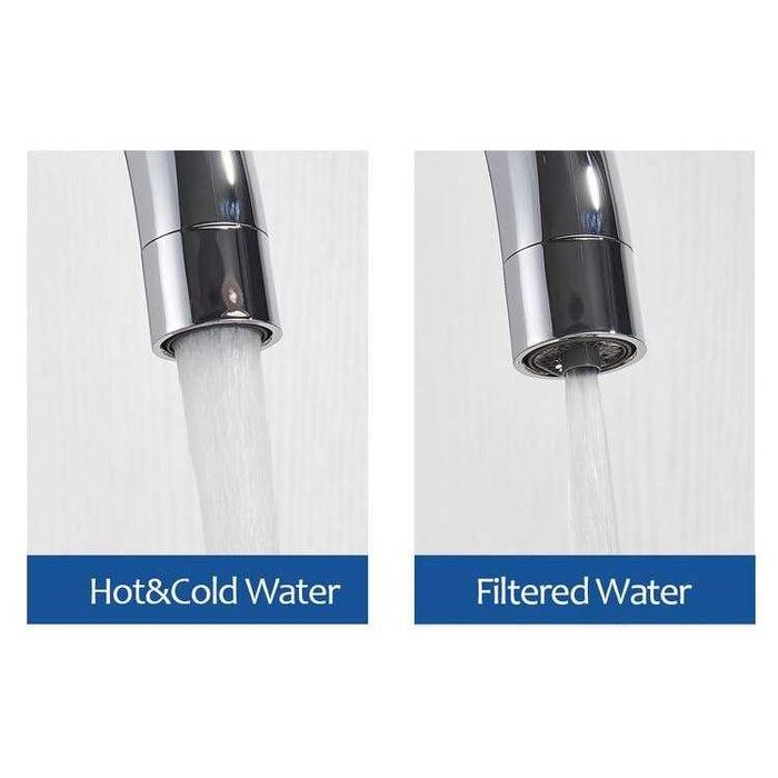Baterie de bucatarie cu 3 cai filtru suplimentar de purificare apa