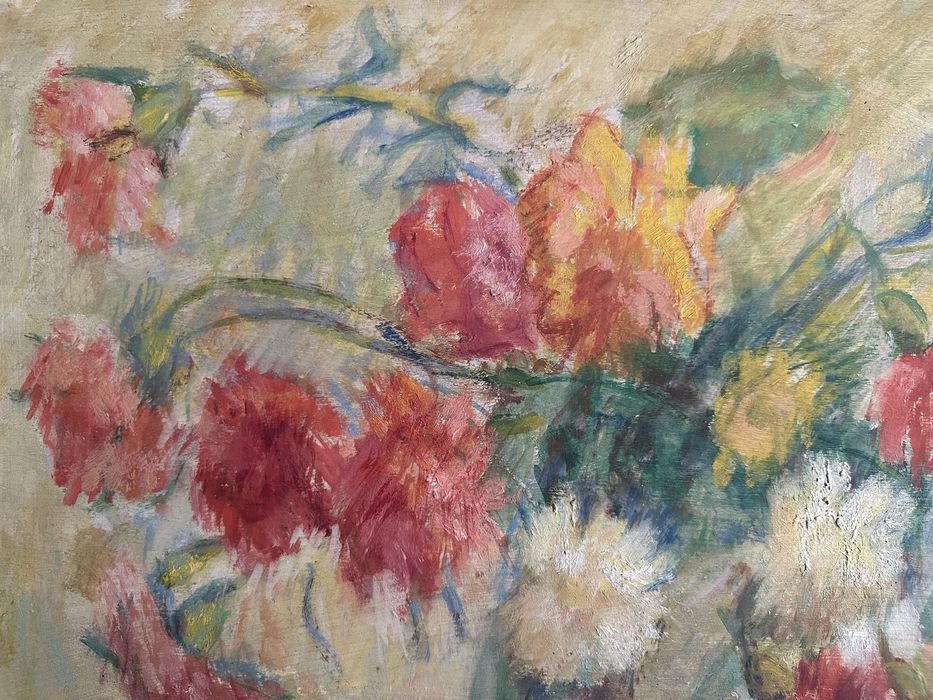 Elena Müller-Stăncescu-"Garofițe", pictură în ulei