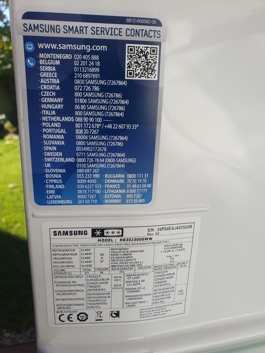 Vând Combină Frigorifică Samsung 311 litri!