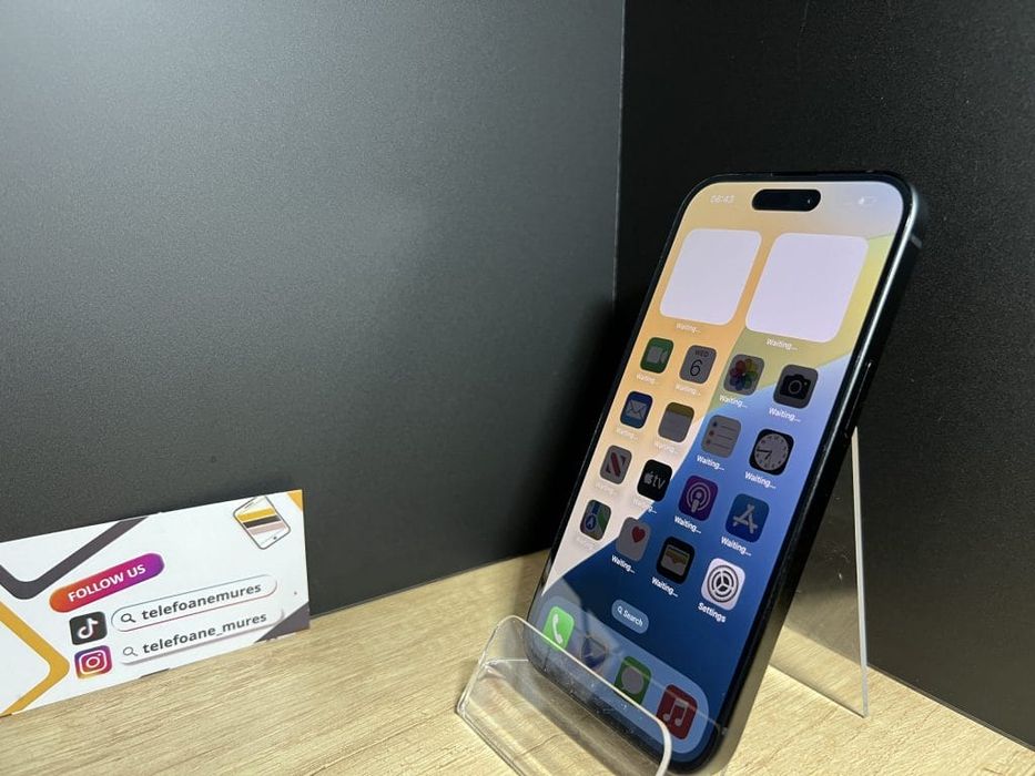 iPhone 15 128Gb Black 3 ani garanție, Telefoane Mureș