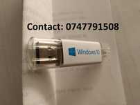 DVD sau STICK bootabil Windows 7, 8.1, 10, 11 Home sau Pro cu licență!