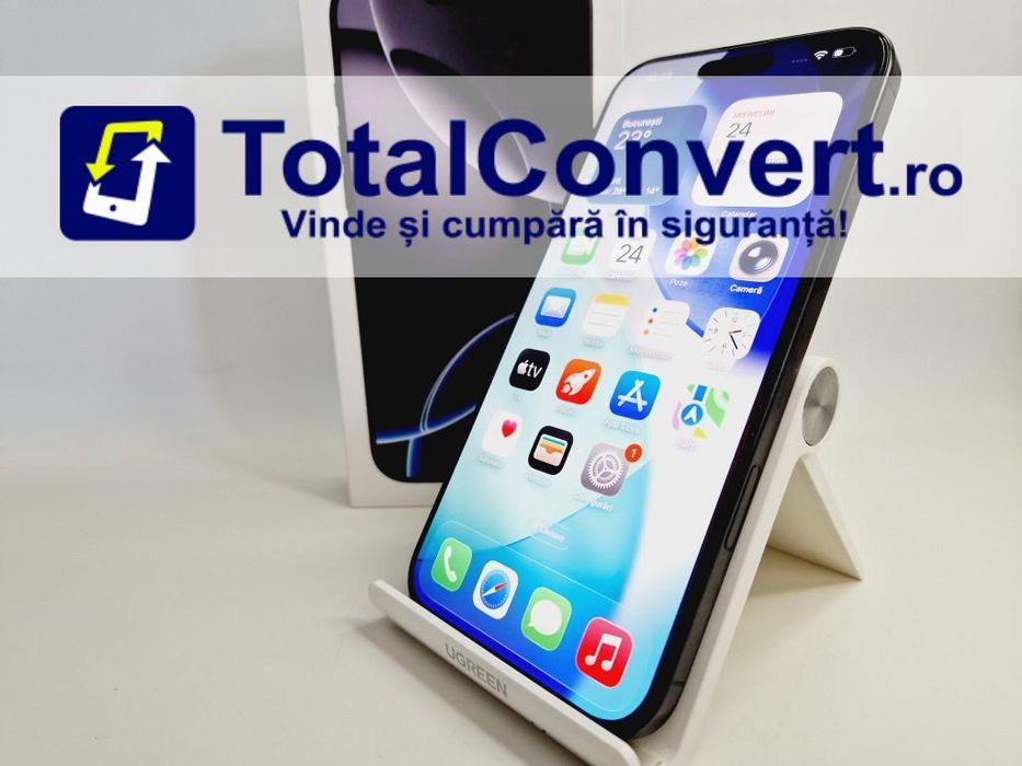 Apple iPhone 16 Pro Max 256GB Black, Garantie 24 luni | #R86894