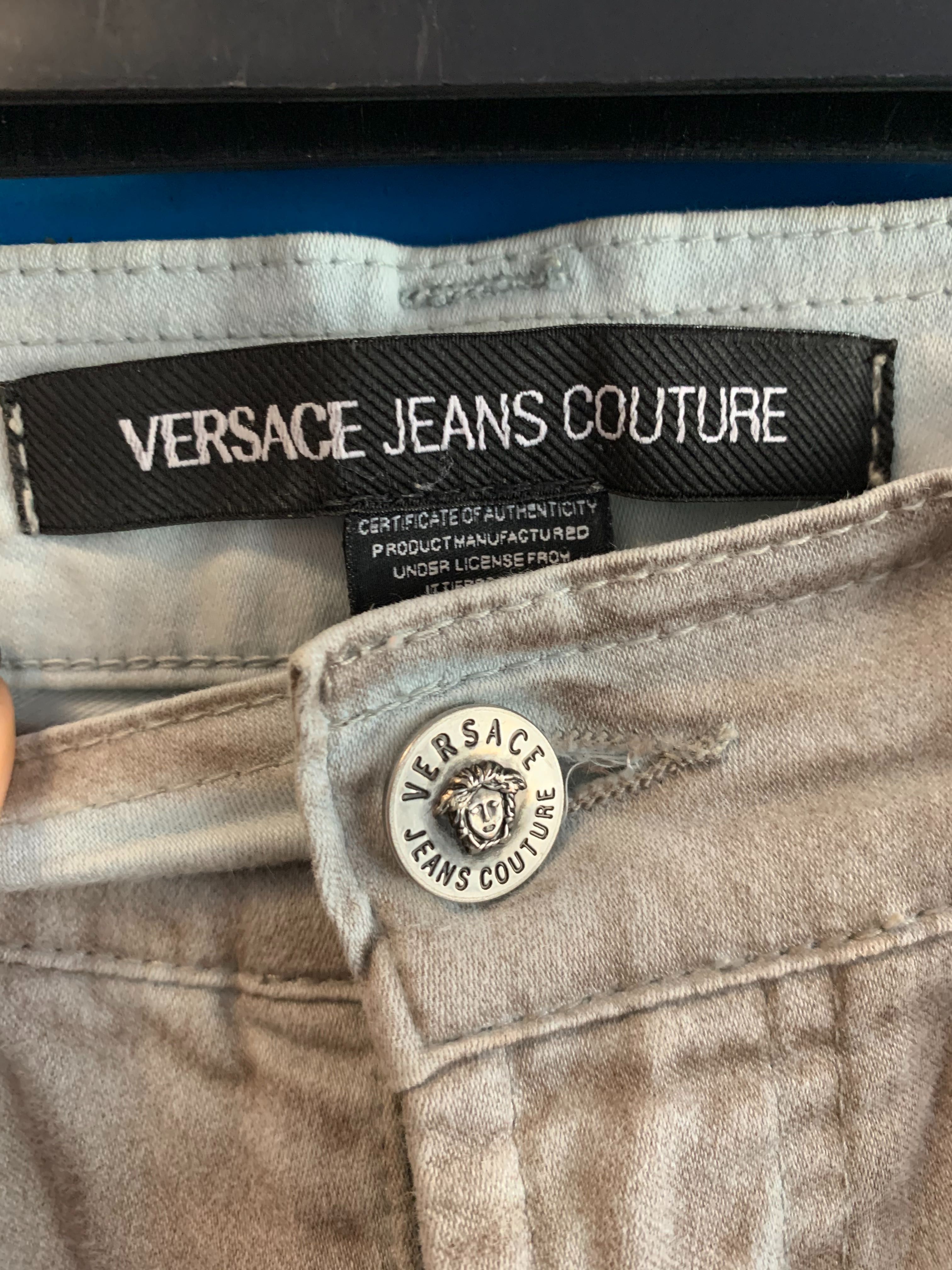 Оригинални Versace Jeans дънки, ниска талия, размер 36