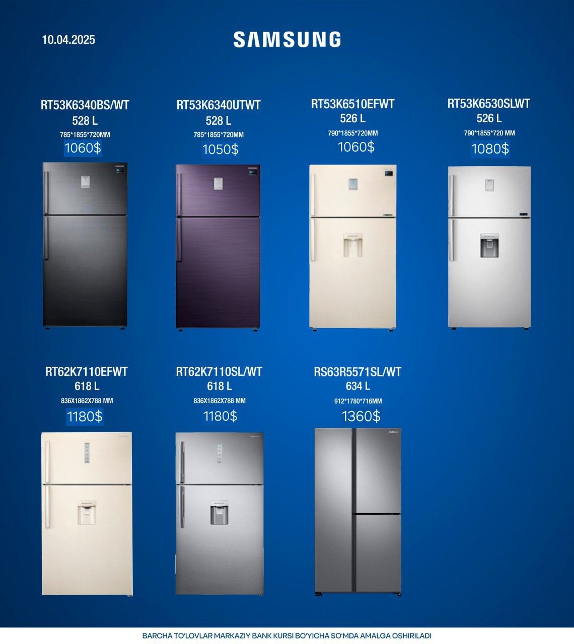 Samsung Brandidan Xolodilnik,холодилник