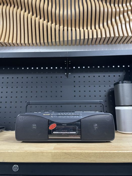 Boombox radio casetofon sharp qt 260 functional