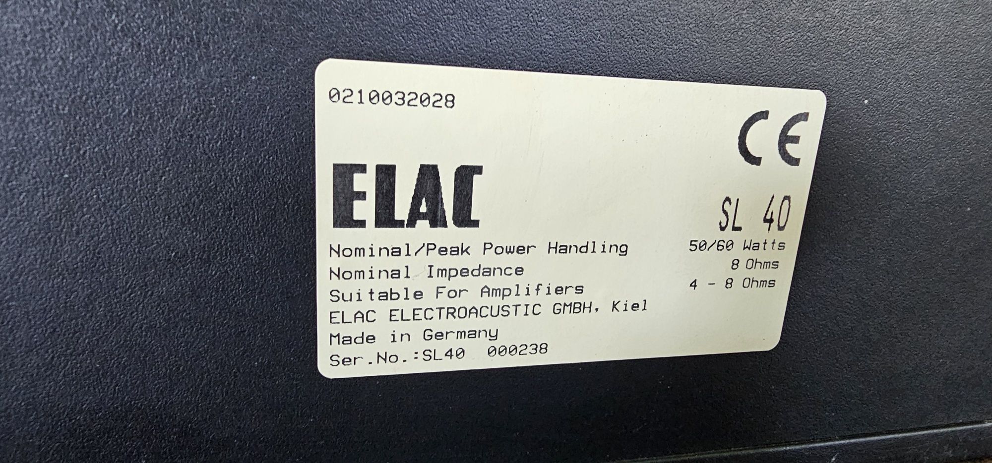 Домашно озвучение, тонколони Elac