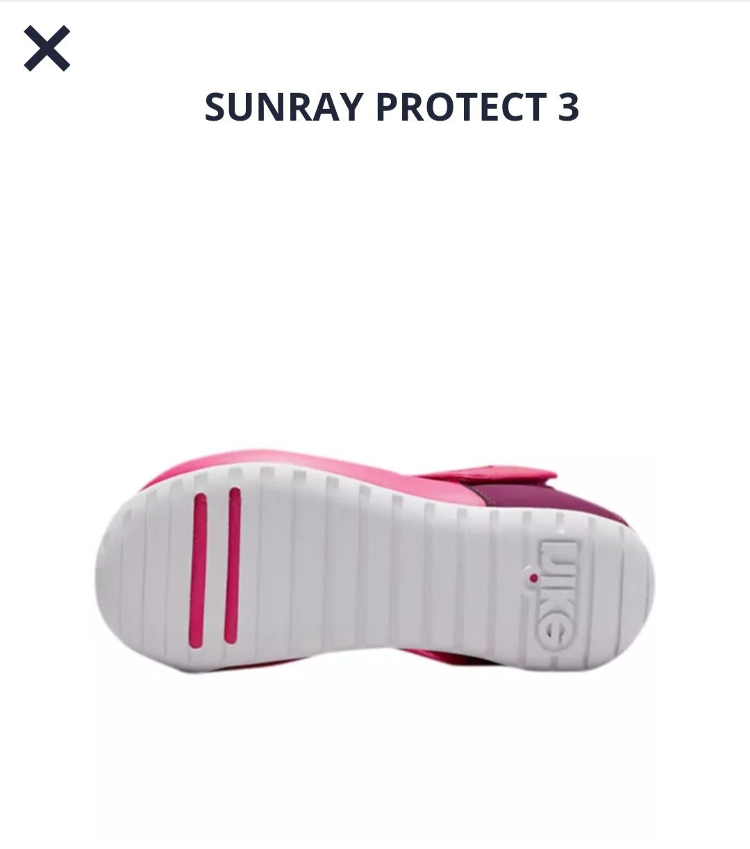 Sandale nike sunray protect mar. 33,5
