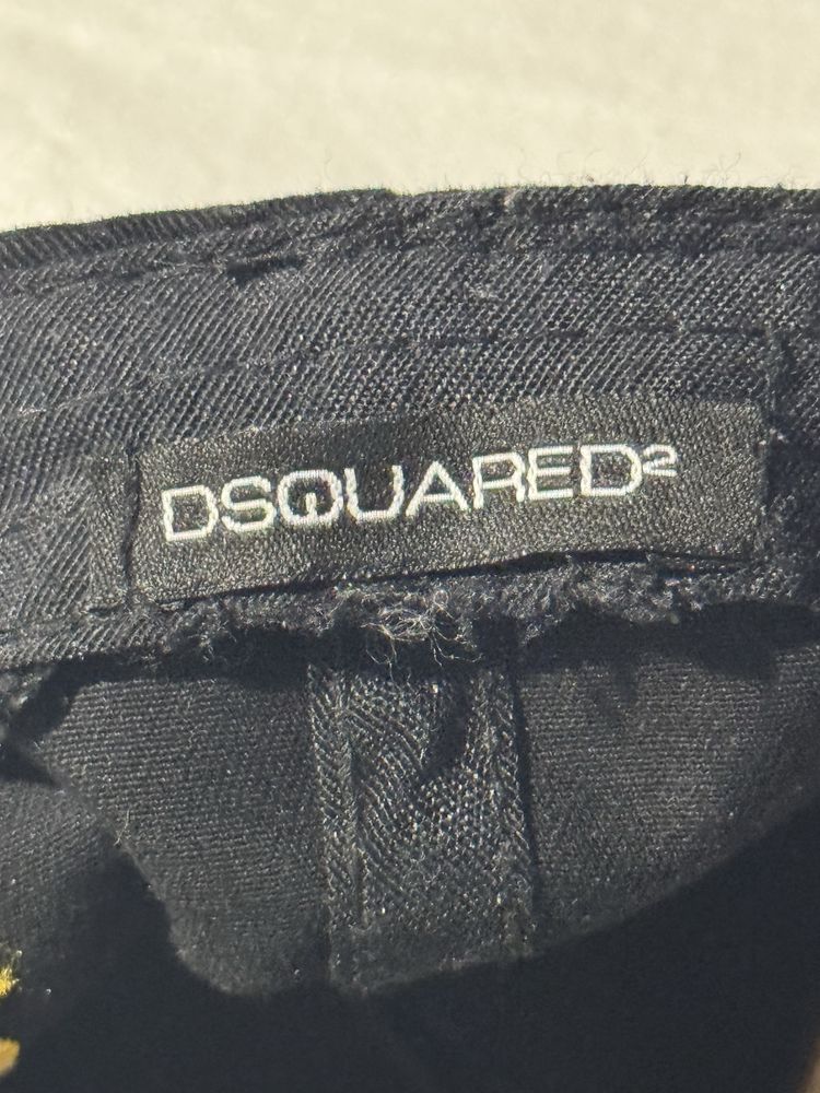 Șapcă DSQUARED2 originală – neagră – patch brodat