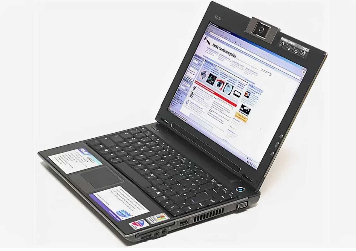 Ноутбук Asus W5f для работы со старыми программами.