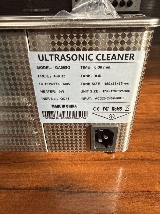 Ultrasonic cleaner