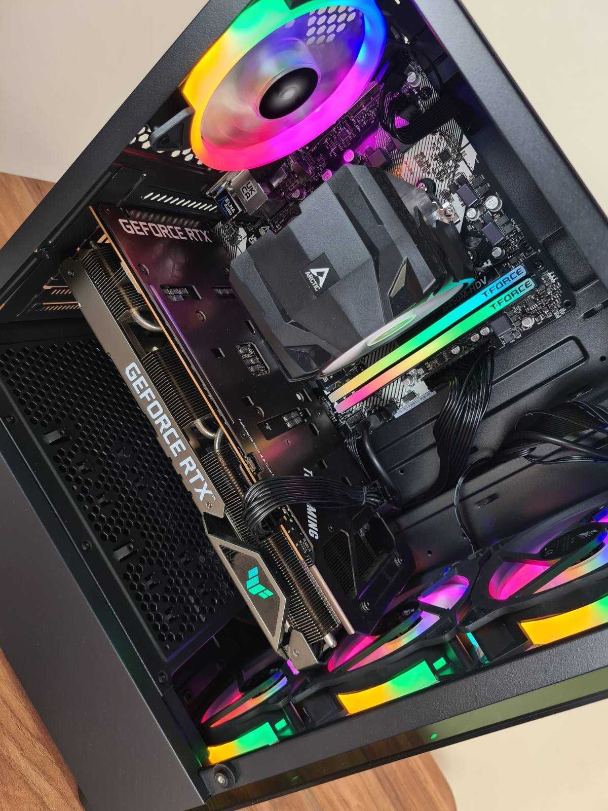 Гаранция / Нов ( RTX 3060 12GB / Ryzen 5600 / NVME ) Геймърски