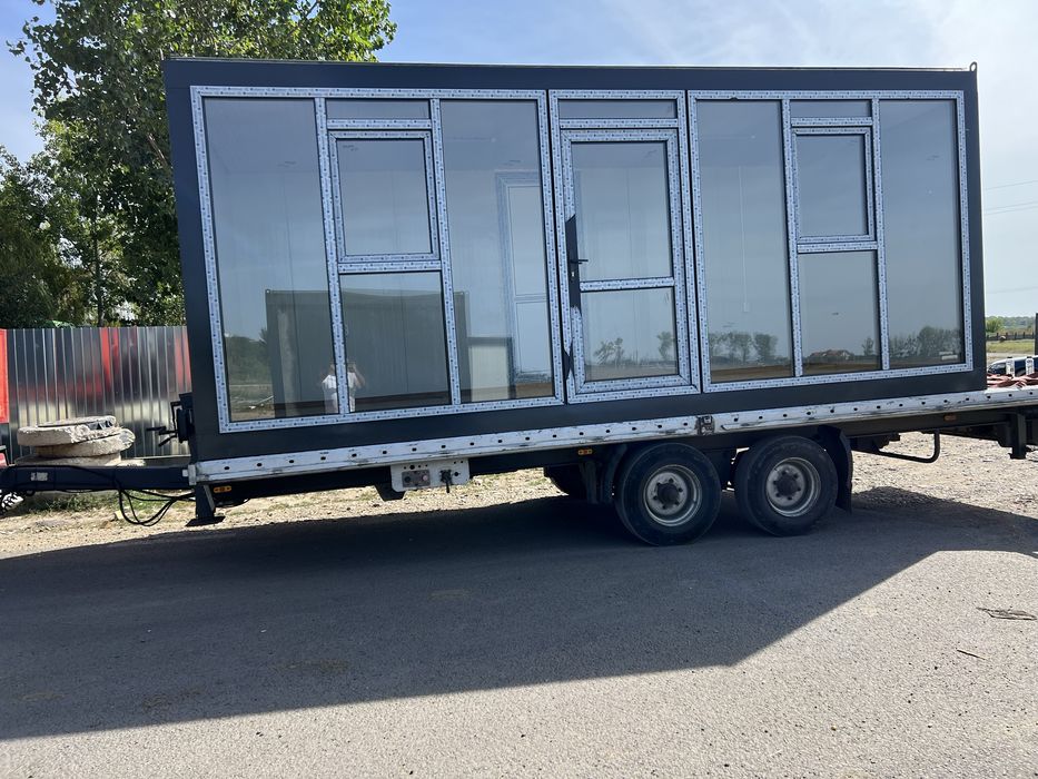 Container birou containere vitrina santier fast food teava neagra