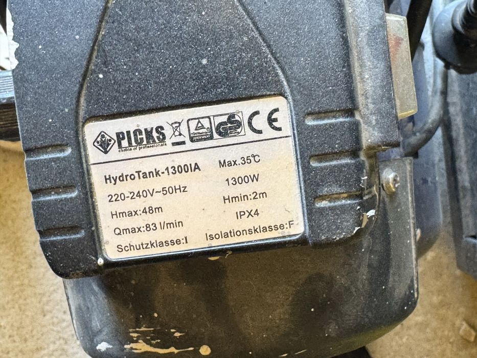Водяной насос Picks Hydro Tank LKJ-1300IA