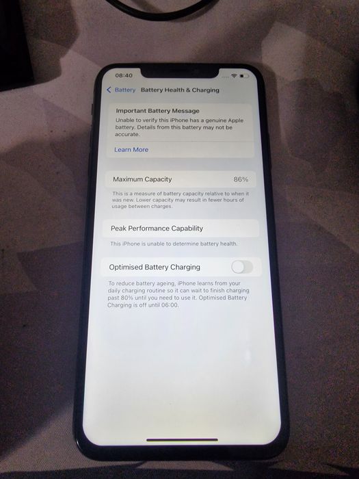 Iphone Xs Max64Gb Face id baterie 86%