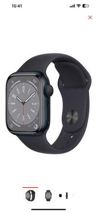Смарт-часы Apple Watch Series 8 45 мм Aluminum черный